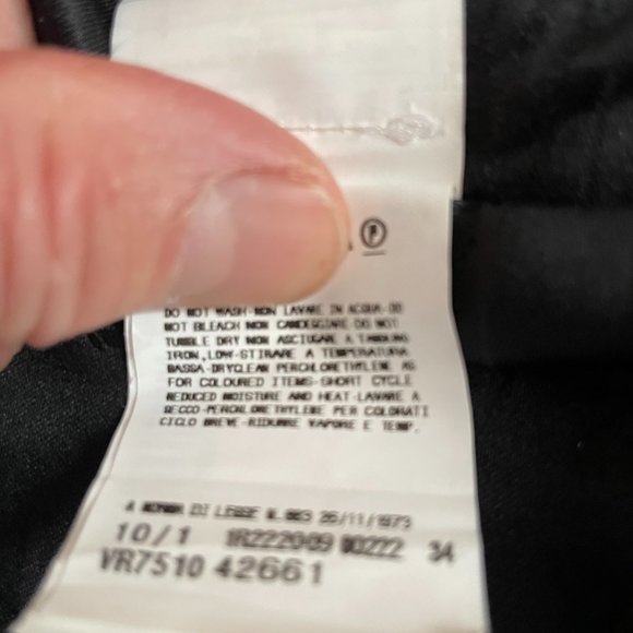 Woman's size 40 black pinstriped John Galliano blazer - Picture 7 of 9